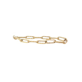 14K Yellow Gold 2.5 grams Diamond Link Bracelet