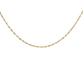 14k Yellow Gold 1.03ct G VS2 Round Diamonds By the Yard Necklace