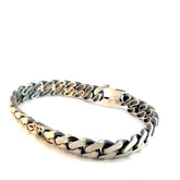 Sterling Silver 35.0 gram Cuban Link Men Bracelet