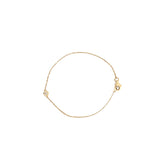 14k Yellow Gold .05CT G VS2 One Diamond on Bezel Diamond By the Yard