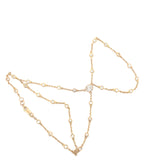 18k Yellow Gold 2.00ct H SI1 Round Bezel Set Diamond Ring and Bracelet Chain Bracelet