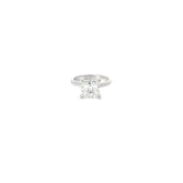 14k White Gold 2.51cts H SI2 Cut Cornered Rectangular Diamond Certified By GIA # 3165625684