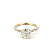 14k Yellow Gold 1.31 VVS2 Round Center Diamond /.25ct G SI1 Round Diamond Engagement Ring Size 6.5 Certified By Gia# 2239226928