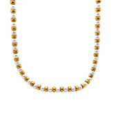 18k Yellow Gold Pearl and Bead Choker necklace