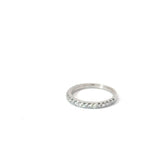 14k White Gold .25ct G SI1 Round Diamond Anniversary Wedding Band