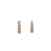 14k Yellow Gold .15ct G VS2 Round Diamond Jacket earrings