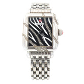 Michele Deco Safari Zebra Diamond Pre-Owned Ladies Watch