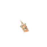 14k Yellow Gold .85CT GVS2 Diamond Enamel Jesus Pendant 11.2Gram 1 1/2 inch