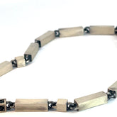 Sterling Silver 19.5 Gram with Black Onyx Men's Bracelet