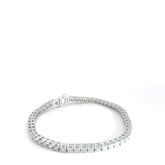 14k White Gold 5.89ct G VS2 Round Diamond Tennis Bracelet