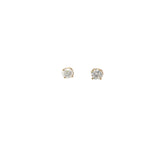 14k Yellow Gold 1.65ct H I VS2 Round Diamond Stud Earrings