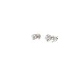 14K WHITE GOLD 1CT G SI1 ROUND DIAMOND STUD EARRINGS