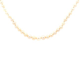 14K WHITE GOLD VINTAGE 3-6 MM GRADUATED SALT WATER PEARLS NECKLACE 16" inch