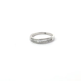14k White Gold 1ct G VS2 Round Diamond Ring