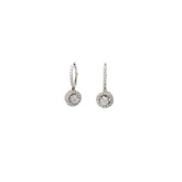 18k White Gold 1.50ct G VS2 Round Diamond Drop Earrings