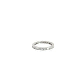 14k White Gold 1.13ct F VS2 Emerald-Cut Diamond Eternity Band