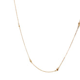 14k Yellow Gold .35ct G VS2 Round Diamonds by the Yard Necklace