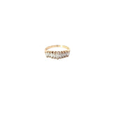 14k Yellow Gold 1.00ct G SI1 (9) Marquise Diamond Anniversary Band