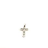 18k White Gold 5.2 gram Crucifix Cross Pendant