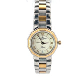 Baume & Marcier Riviera Two Tone Gold Plated/ Stainless Watch Mother of Pearl Dial Watch Preowned