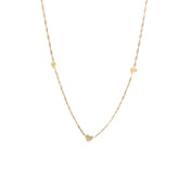 14k Yellow Gold Heart Necklace 2.5 gram