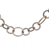 Pre-Owned John Hardy Sterling Silver Graduated Circles Toggle Clasp Necklace 18.5 Inch 52.1 dwt (Rare)