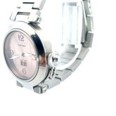 Pre-Owned Cartier Pink Dial Stainless Steel Pasha Automatic 35mm Watch