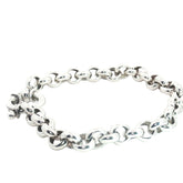 Sterling Silver 16.9 gram Oval Link Bracelet 8mm 7"inch