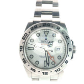 Pre-Owned Explorer ll White Polar Dial Rolex Watch /Oyster Band / 42mm /Stainless Steel/ White Dial / Automatic Movement