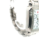 Pre-Owned Michele Deco Diamond Bezel / Diamond Mark/ Mother of Pearl Dial/ Chronograph / Analog / Quartz / 33 mm