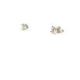 14k White Gold 1.94ct G SI1 /SI2 Round Diamond 4 Prong Stud Earrings