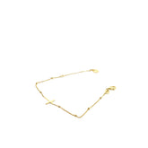 14k Yellow Gold Cross Baby Bracelet 1.5 gram