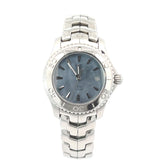 Pre-Owned Tag Heuer Link Watch / Stainless Steel/ Blue Mother of Pearl Dial/ Date/ Model WJ1316-0