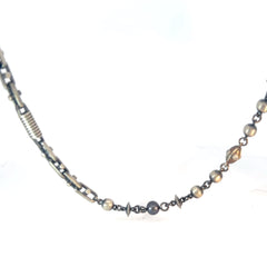 Sterling Silver 32.7 gram Link Necklace