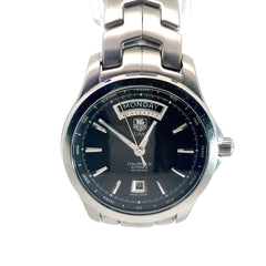 Pre-Owned Tag Heuer/ Black Dial/ Link Calibre 5/ Automatic /Stainless Steel/ 42mm/ Year 2010