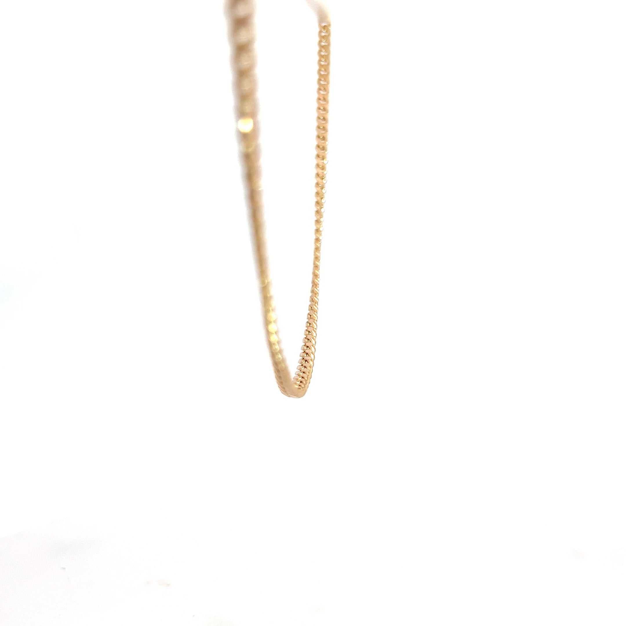 14k Yellow Gold 20.9 gram Micro Cuban Chain 24"inch 3mm