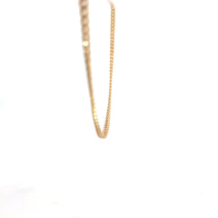14k Yellow Gold 20.8 gram Micro Cuban Chain 24"inch 3mm