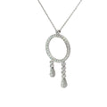 18k White Gold 1.20ct F VS2 Round Diamond Eternity Necklace