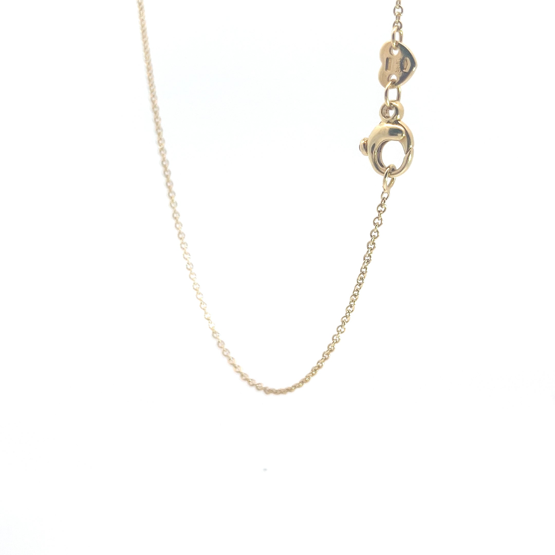18k Yellow Gold 4.2 gram Pasqual Bruni Cable Chain 16"inch