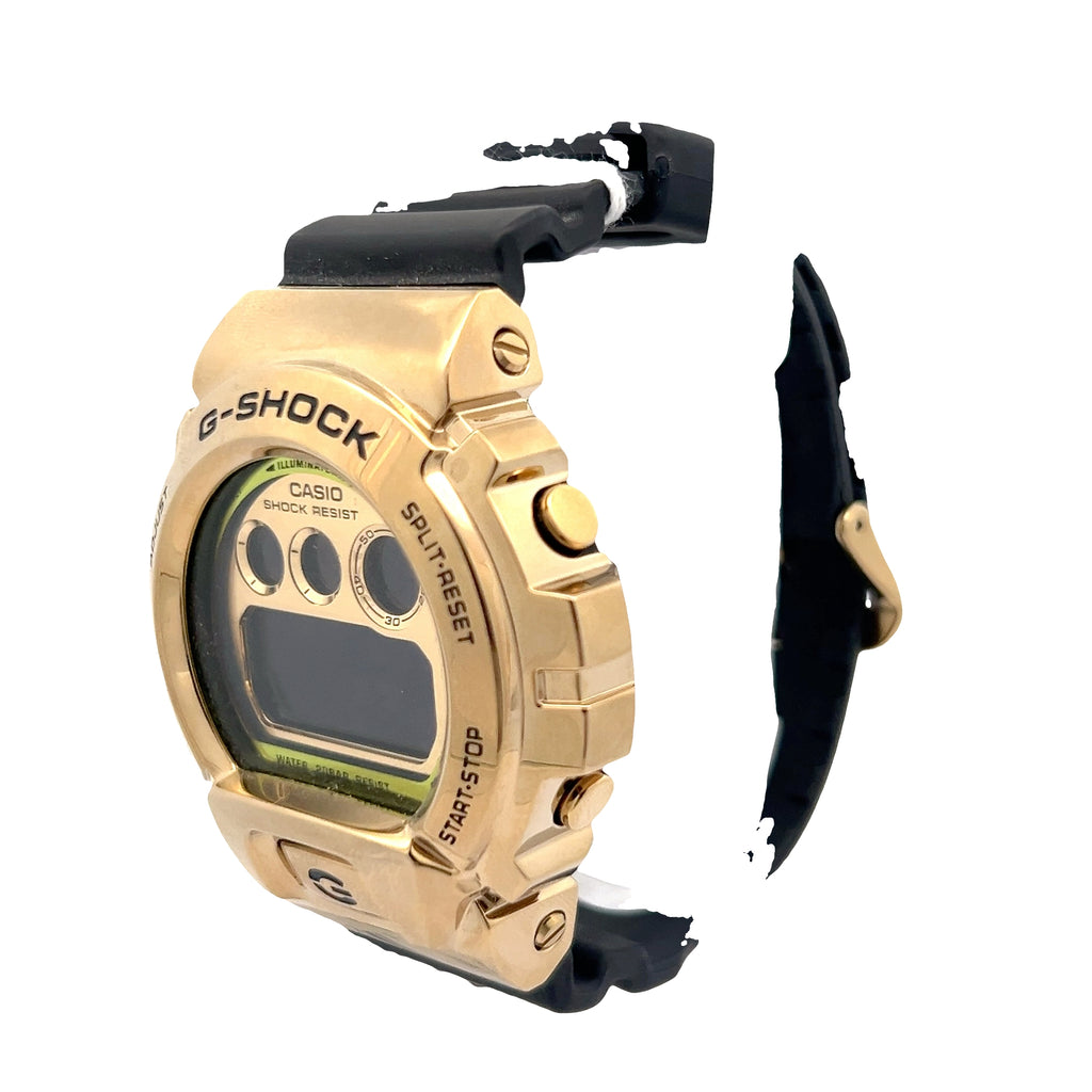GS RSN GLD CASE/BLK STRAP