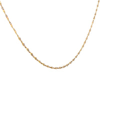 14k Yellow Gold 1.03ct G VS2 Round Diamonds By the Yard Necklace