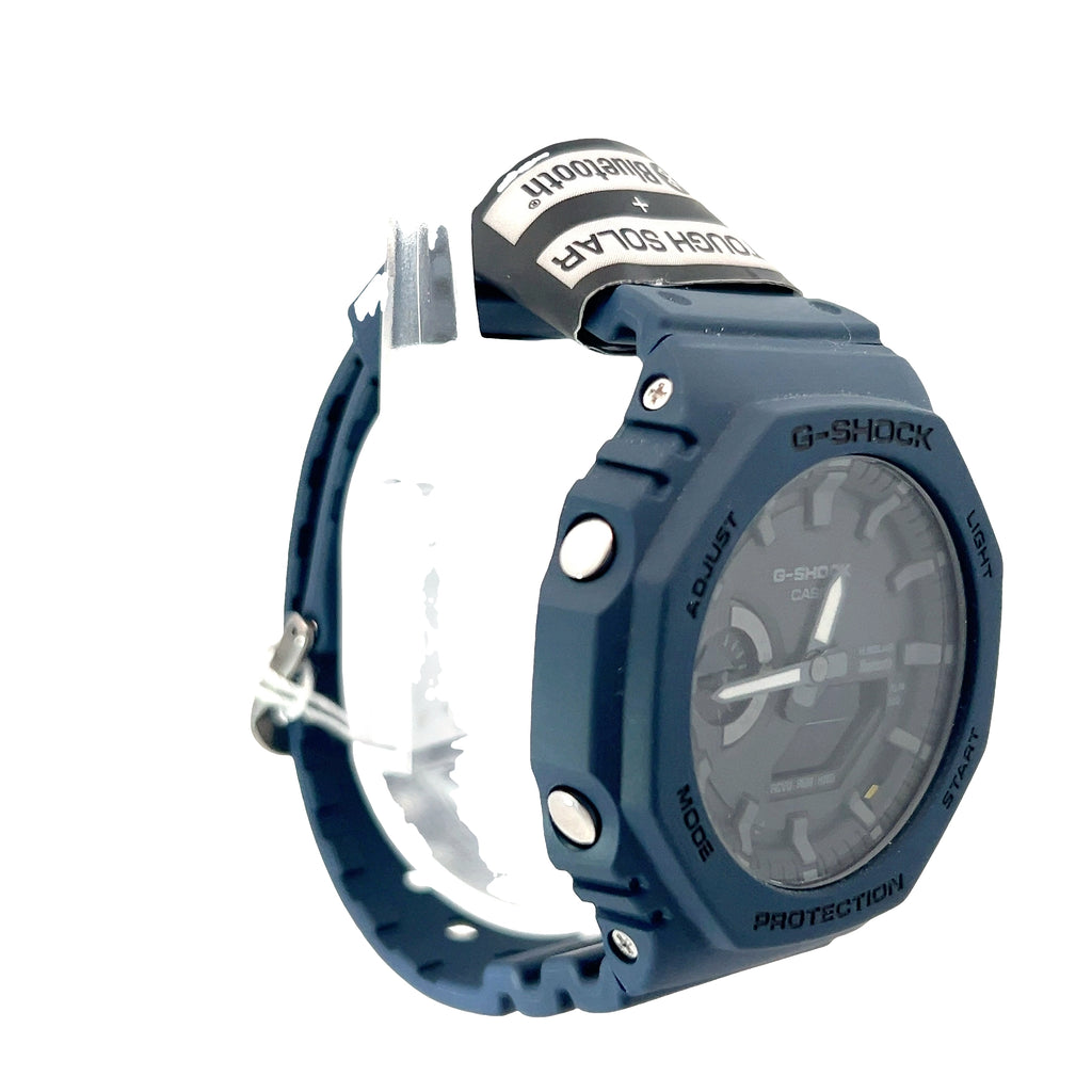 Casio Watch Navy Blue Case Black Dial