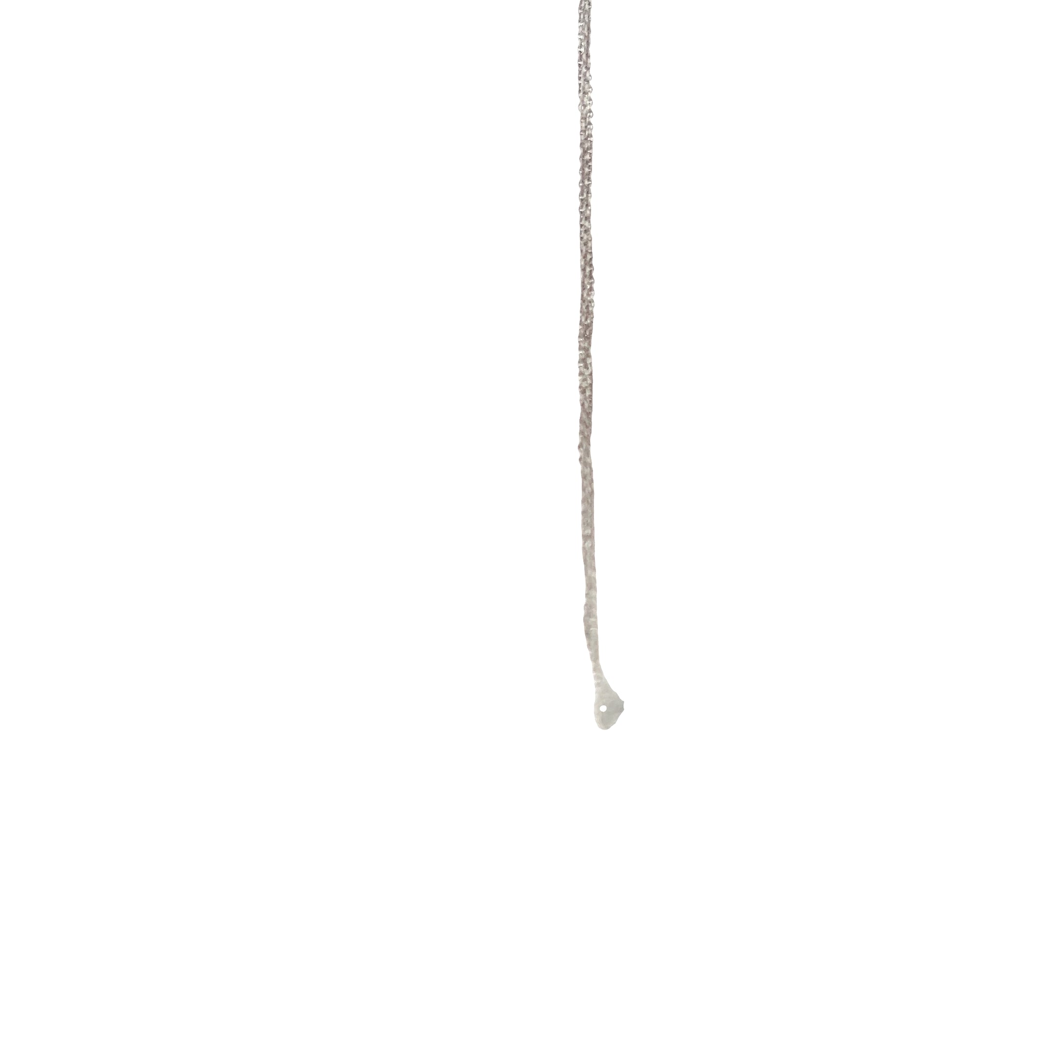 14k White Gold 4.9 Gram (3) Row Necklaces
