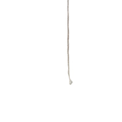 14k White Gold 4.9 Gram (3) Row Necklaces