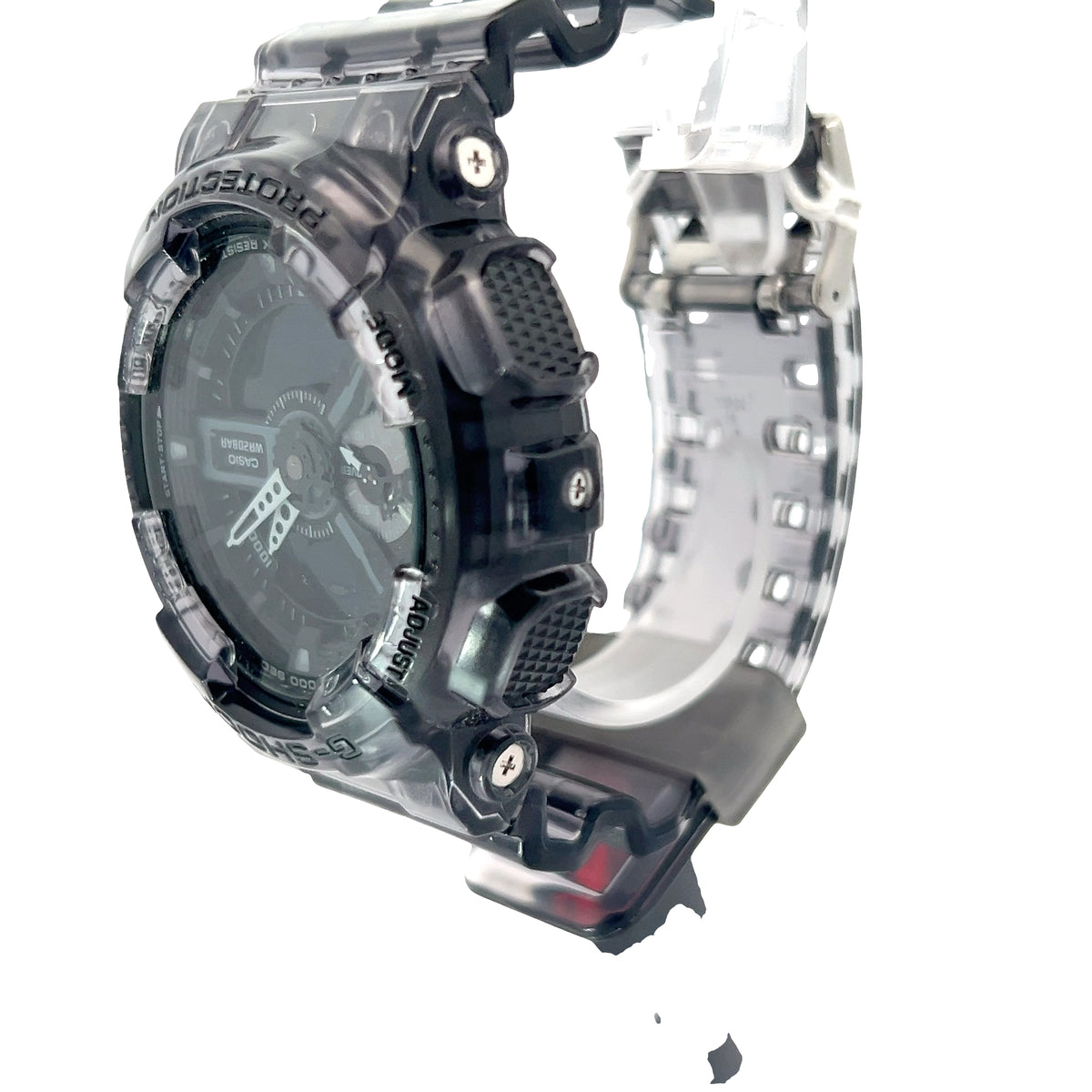 Casio Clear Black Case with Strap