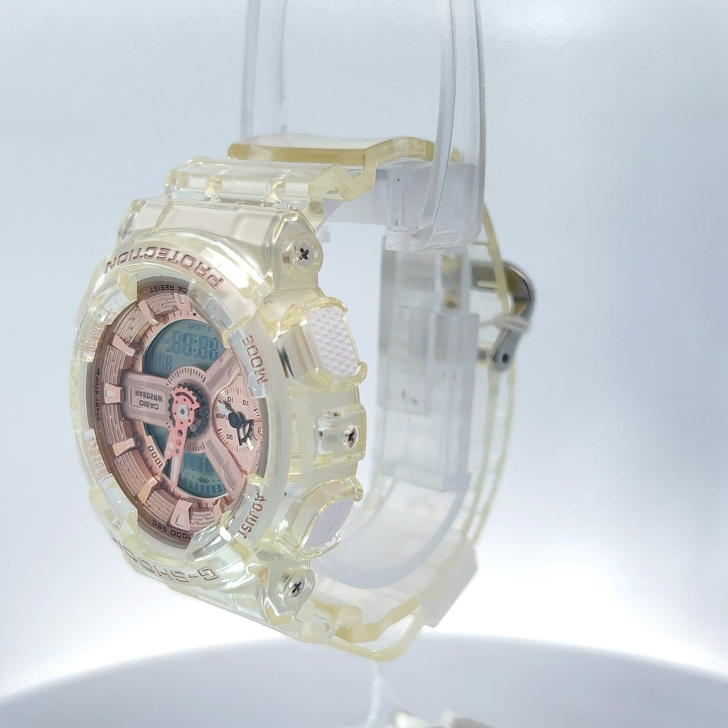 Casio Watch Clear Pink Case SPT