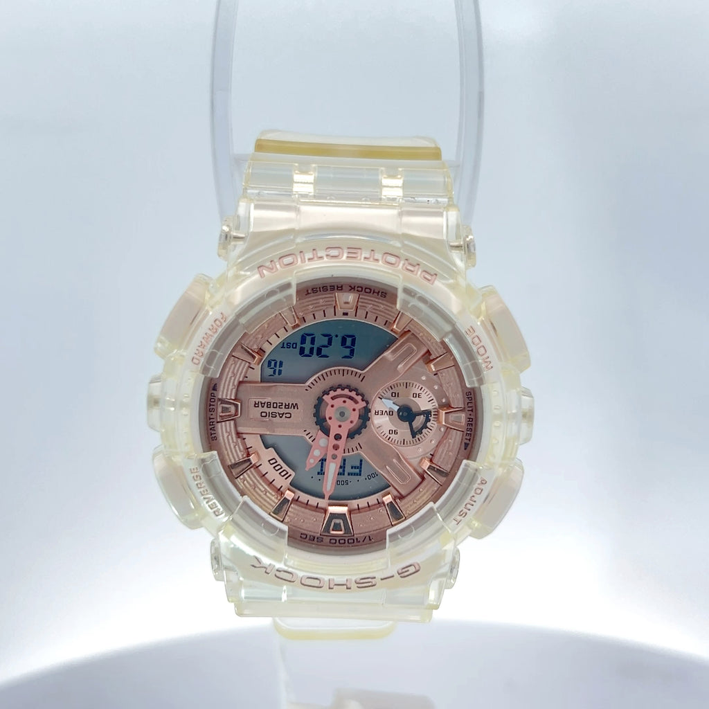 Casio Watch Clear Pink Case SPT