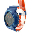 Royal Blue Case/Black, Orange Dial