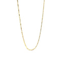14k Yellow Gold Diamond Cut Barrel Link 14.5 Gram 2mm 22inch