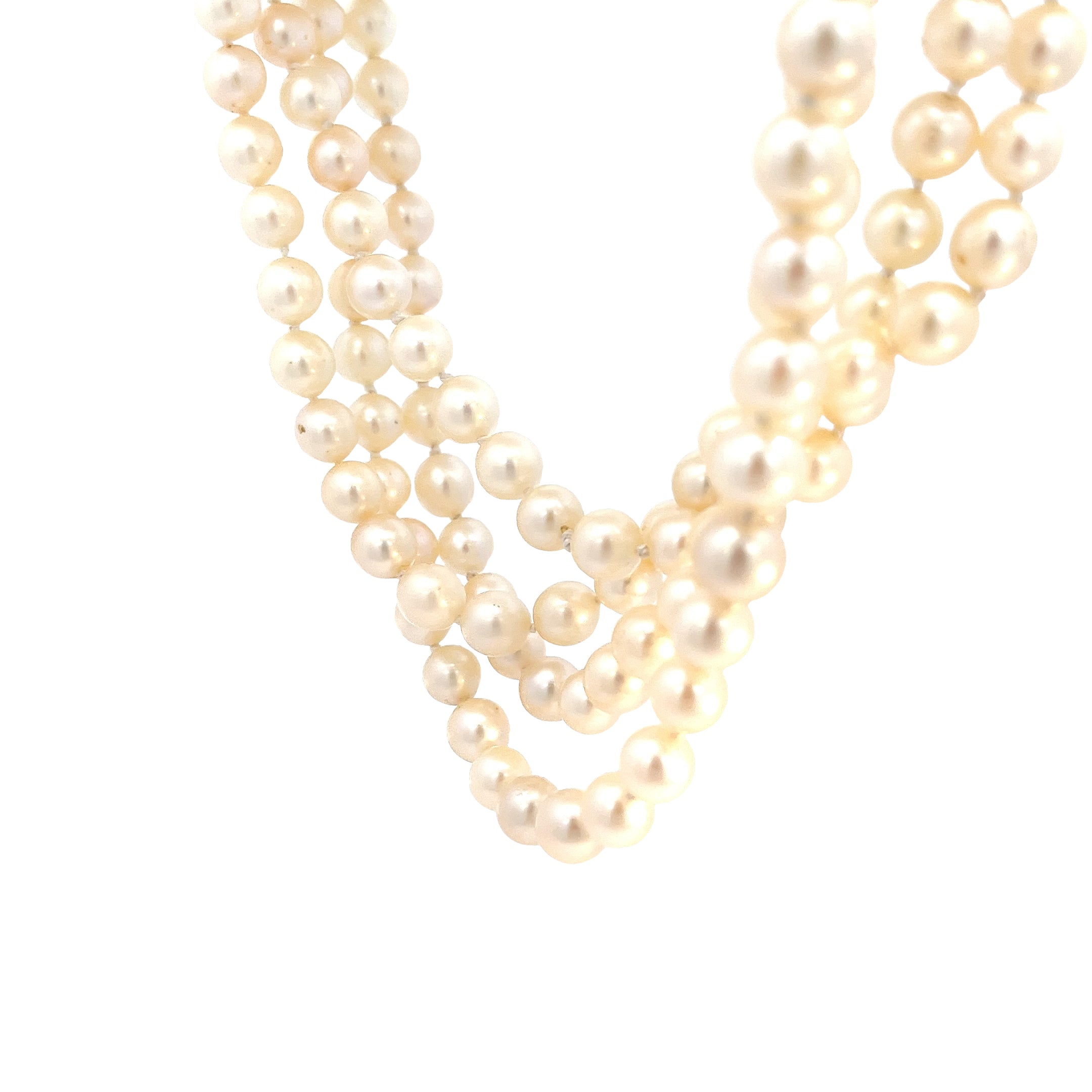 7.25mm Salt Water Pearl Necklace 48inch